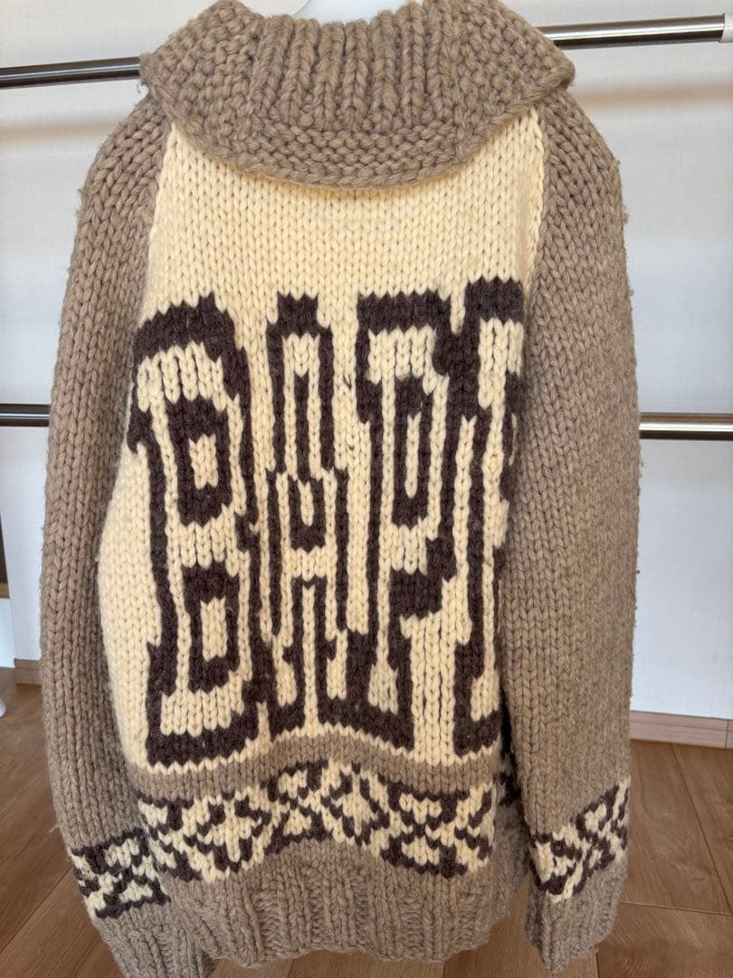 希少 中古 NIGO期 A BATHING APE カウチン セーター M