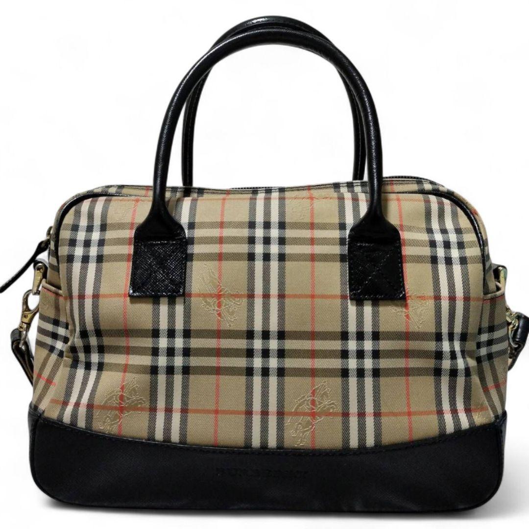極美品 BURBERRY ショルダーバック 2way ノバチェック ボストン