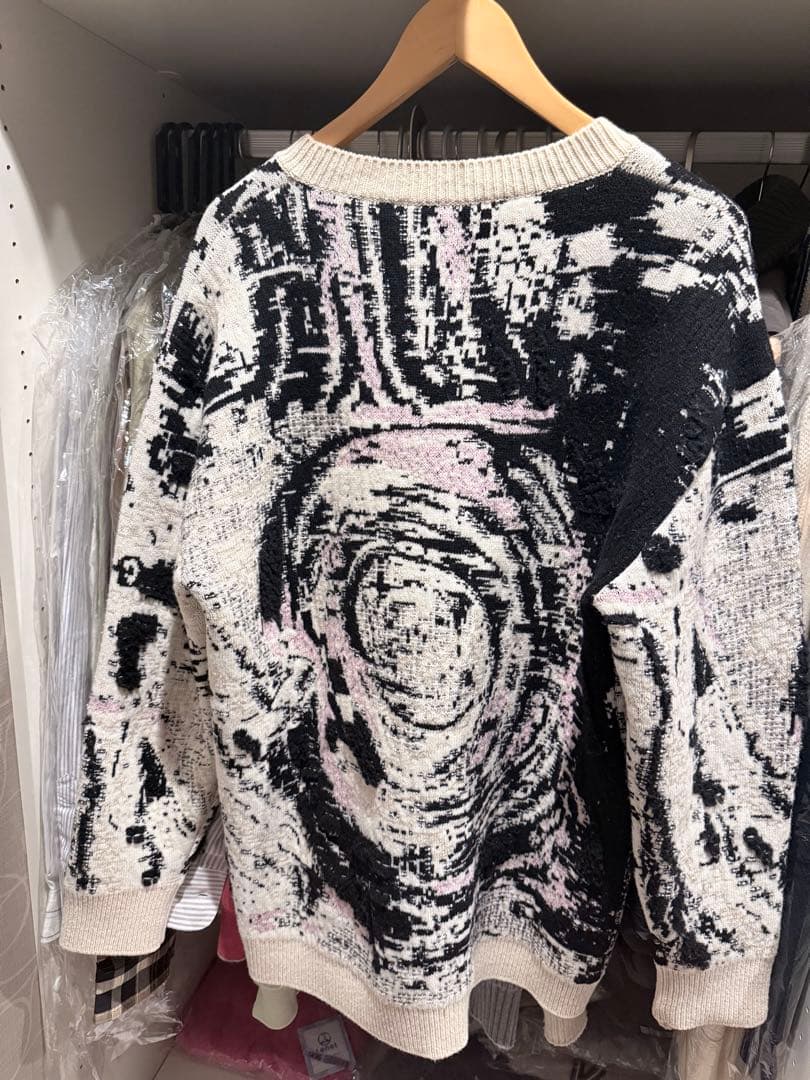 Alexander McQueen ニットセーター アートデザイン