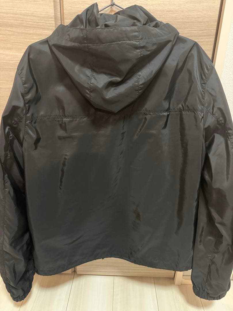 PRADA ブラック ナイロンジャケット サイズ54 トライアングルロゴ