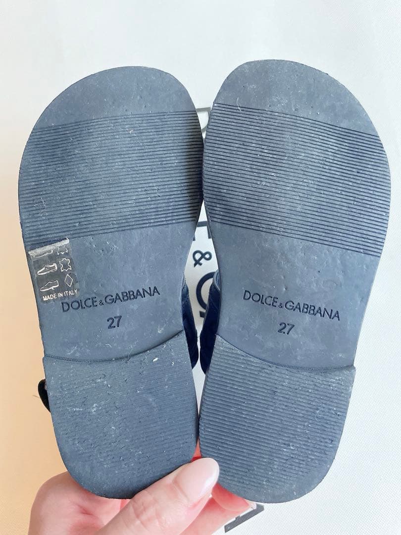 dolce&gabbana ドルガバ　サンダル　ブラック　黒 16 17 18