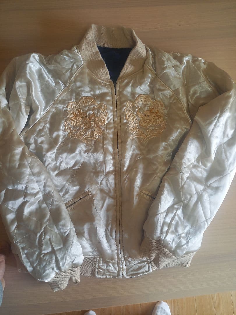 k.mayer スカジャン　リバーシブル　刺繍虎デザイン