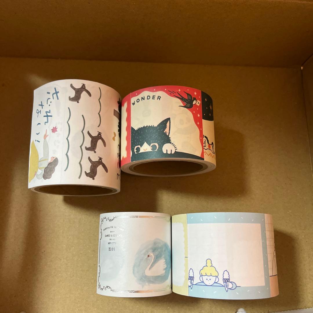 Y*A様 手紙社　ロール付箋　トビマツショウイチロウ　キンイロヒトデ　オビワン