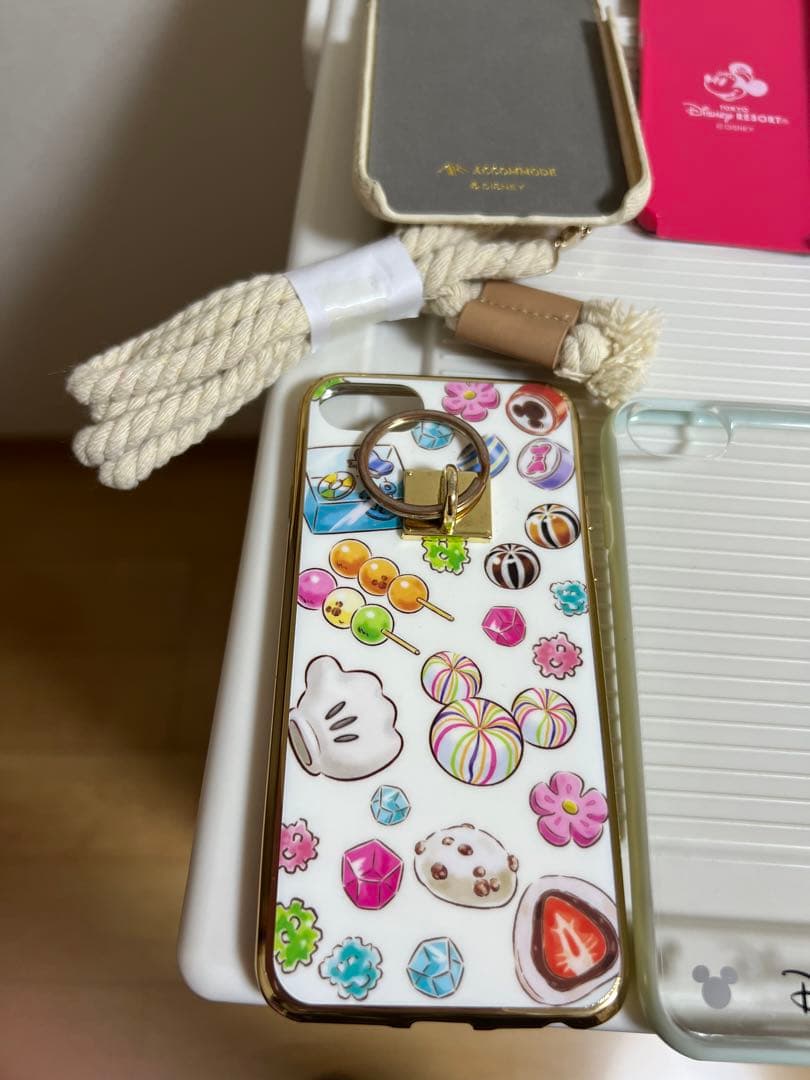 ディズニー、ミニー、ハロウィン、周年のスマホカバー