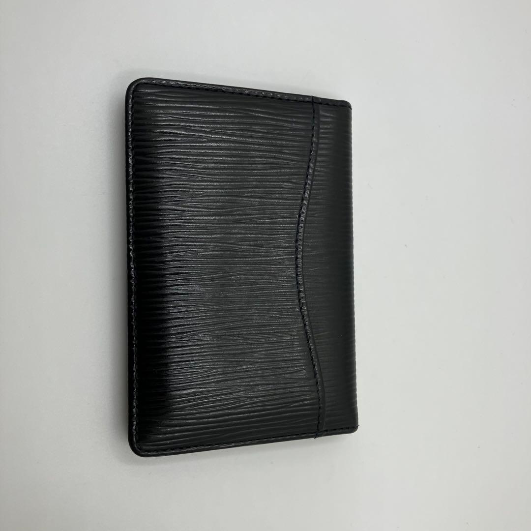 LOUIS VUITTON 名刺入れ ブラック エピレザー