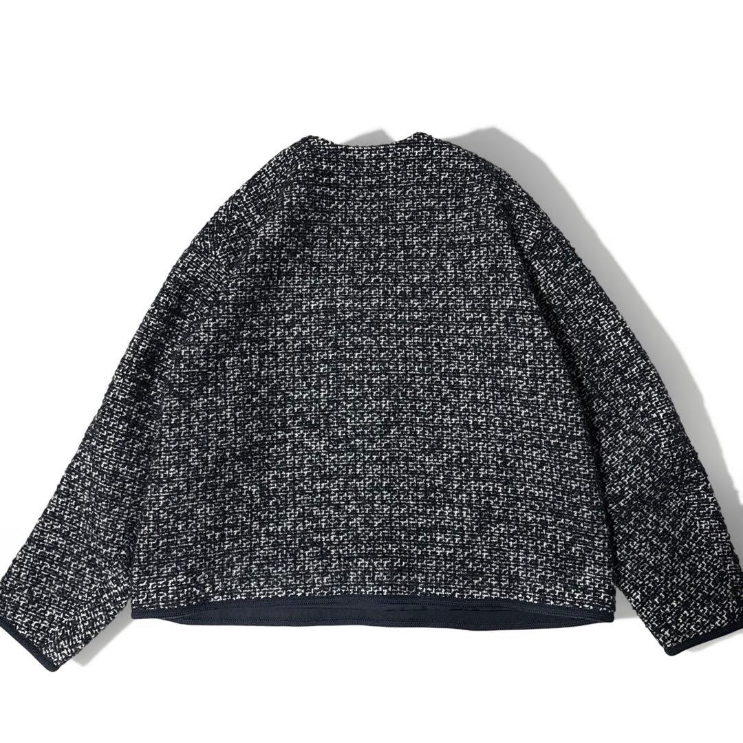 極美品✨️23AW　定価9.9万　ドゥロワー　ツイード プルオーバー ニット　38