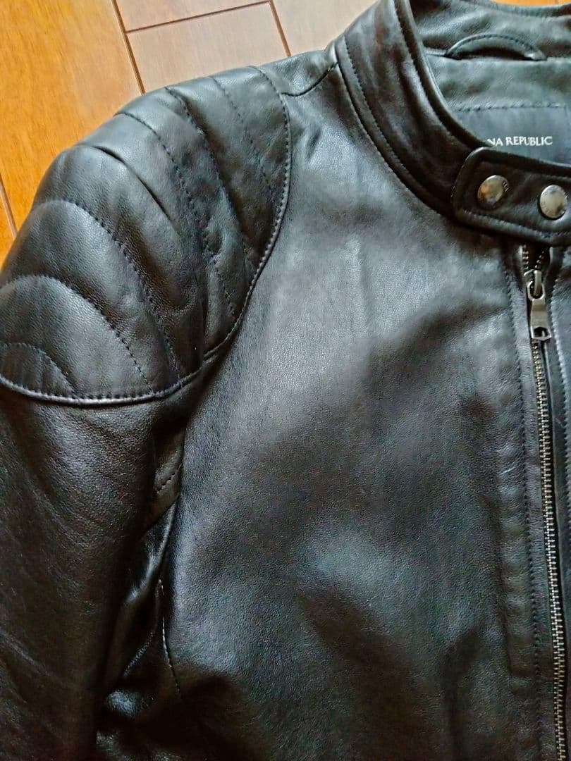 ライダースジャケットS　バナナリパブリック　本革　BANANAREPUBLIC