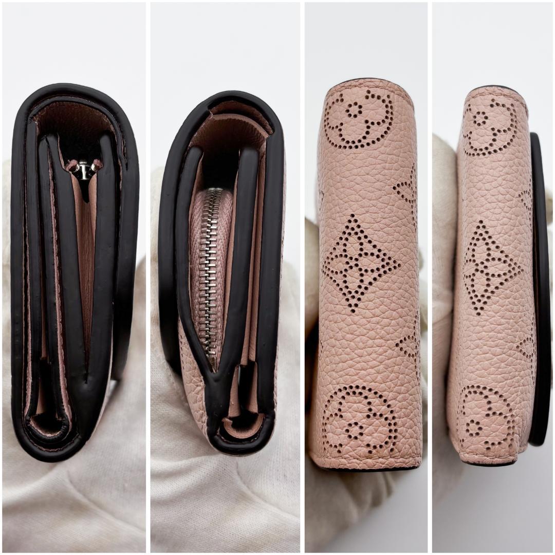 【超美品】ICタグ ルイヴィトン マヒナ ポルトフォイユ イリスXS 折り財布