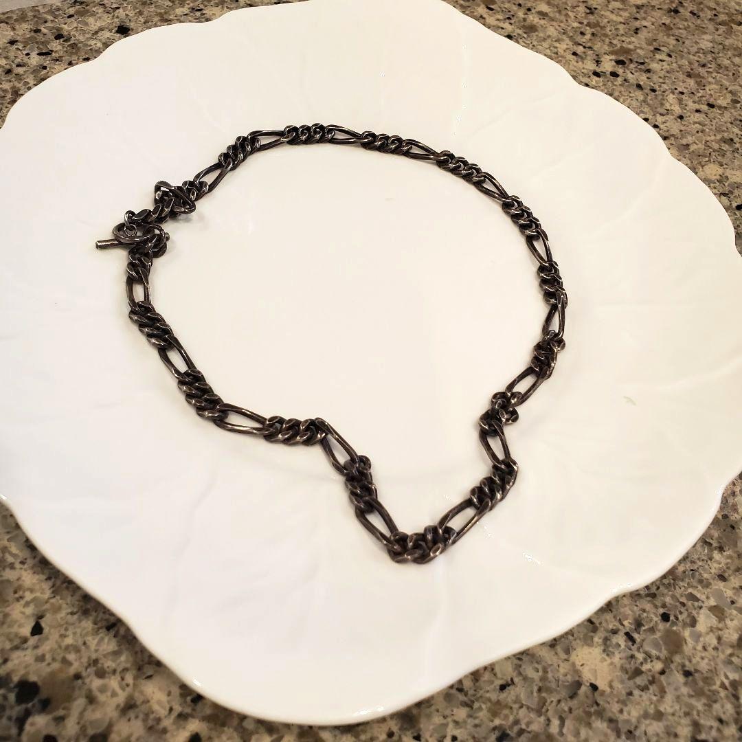 PRY プライ アンティーク シルバー チェーン ネックレス