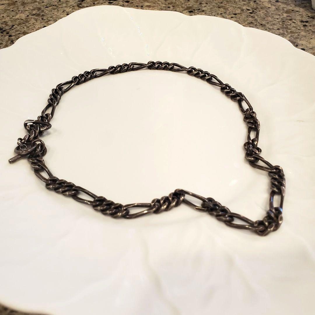 PRY プライ アンティーク シルバー チェーン ネックレス