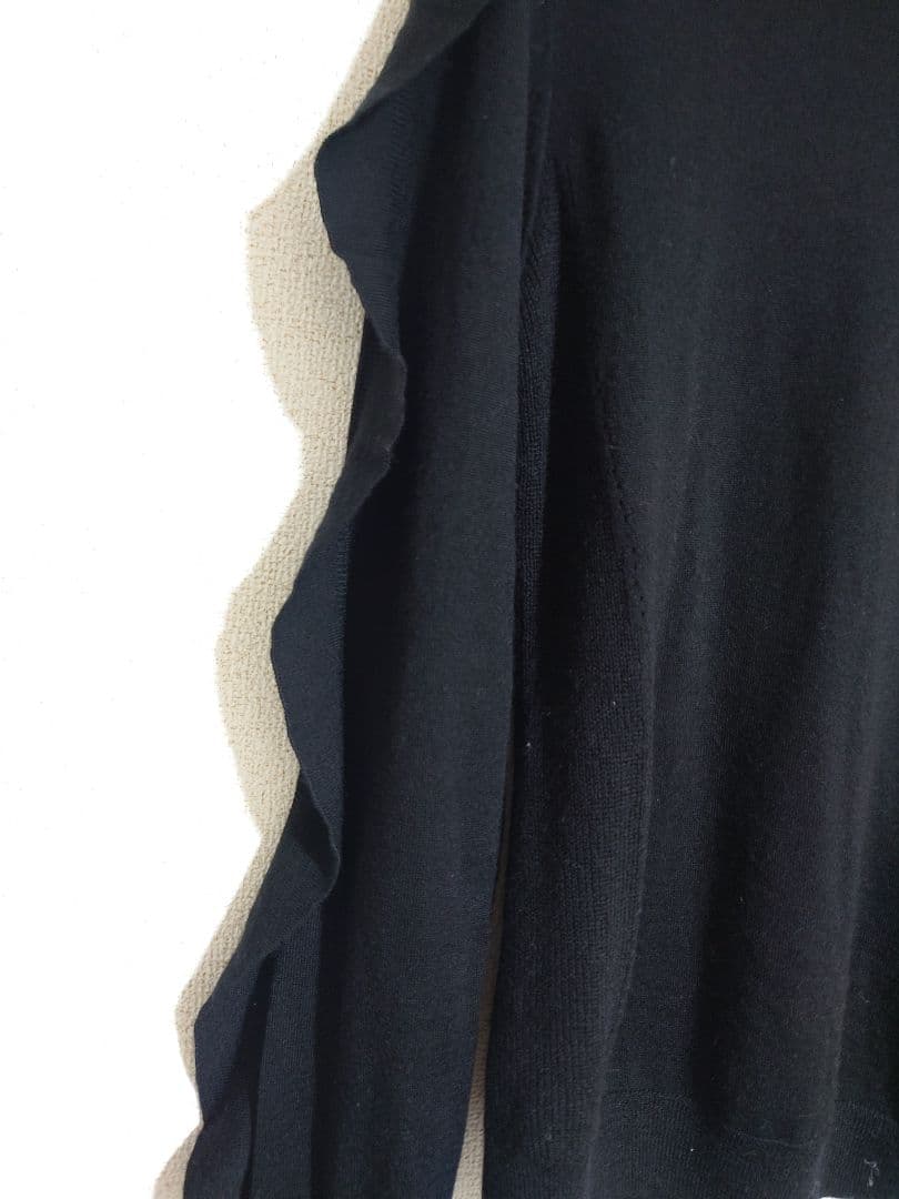 YONFAフラッシータートルニット　ブラック