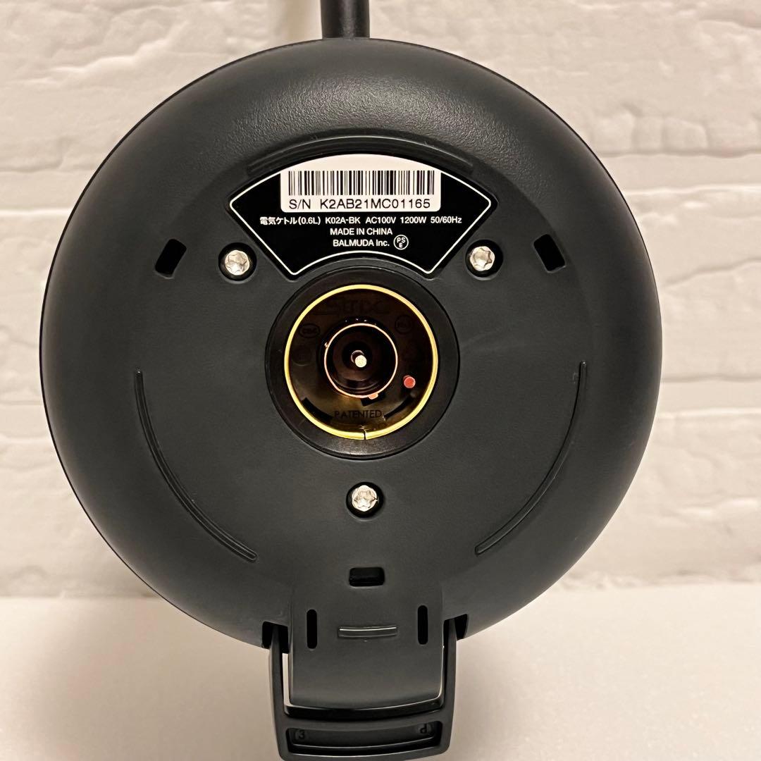 【未使用に近い】BALMUDA バルミューダ　電気ケトル　ブラック　0.6L