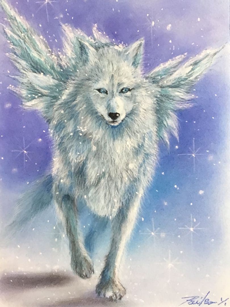 シンデレラの馬車　ハンドメイドパステル画　絵画アート原画