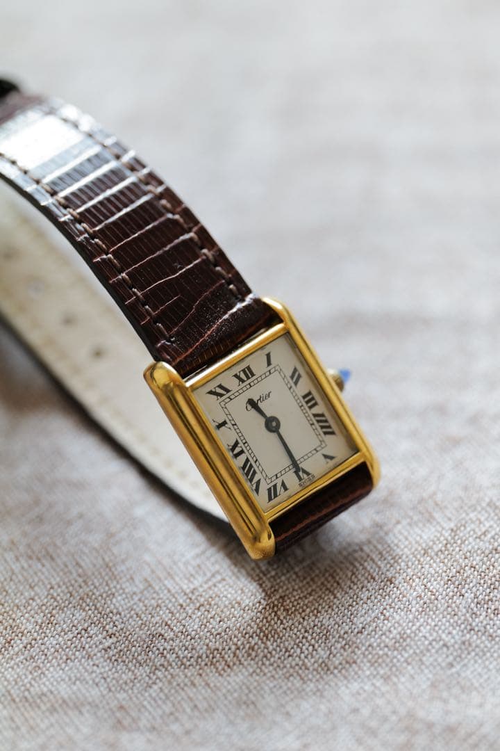 程度良好！カルティエのプレマストタンクSM