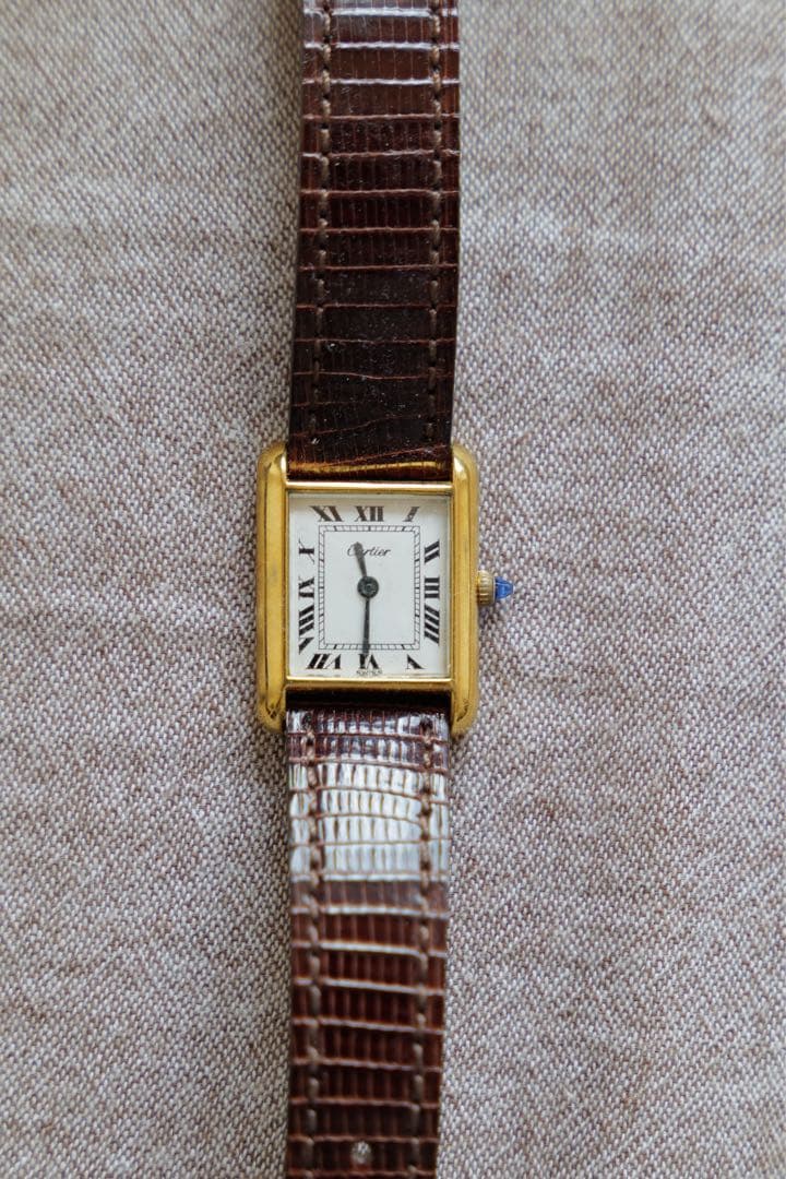 程度良好！カルティエのプレマストタンクSM