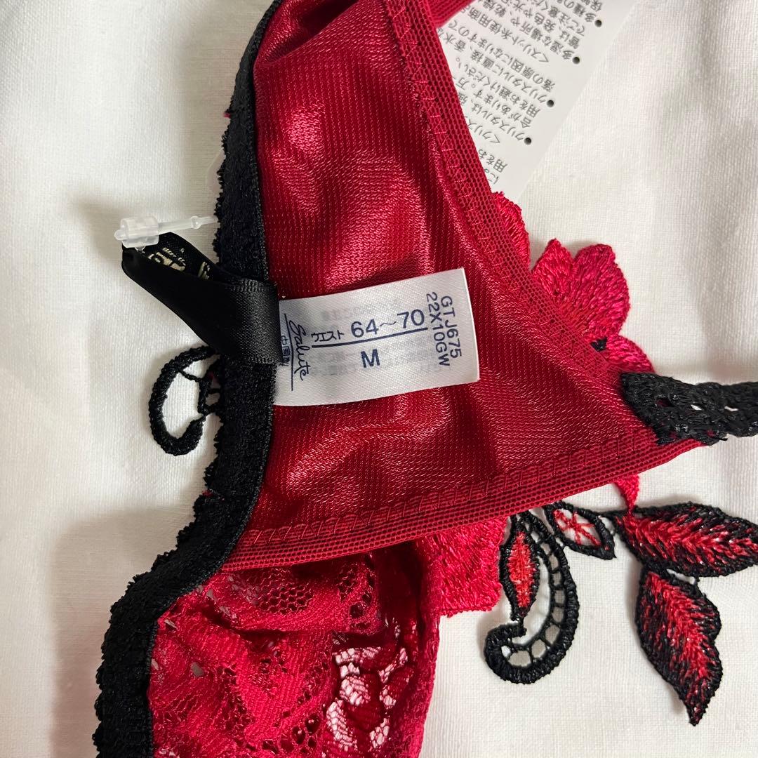 ワコール/サルート GTJ675 新品タグ付 ガーターM レッド