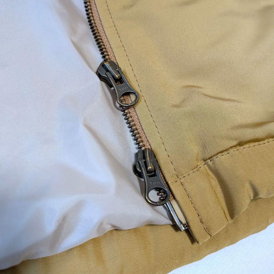 ファイルホーム　中綿 ジップアップブルゾンМ 異素材切替