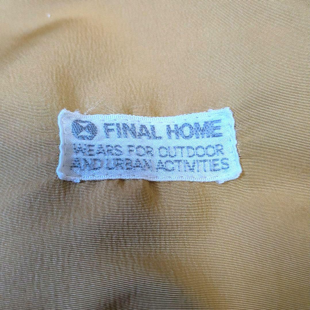 ファイルホーム　中綿 ジップアップブルゾンМ 異素材切替