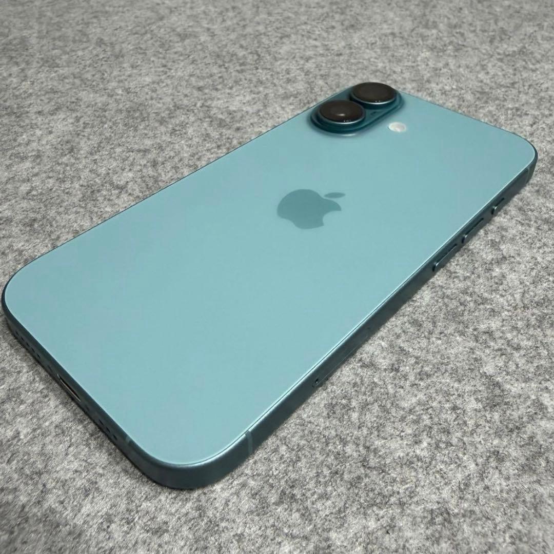 iPhone16 ティール本体 128G ( 美品 )