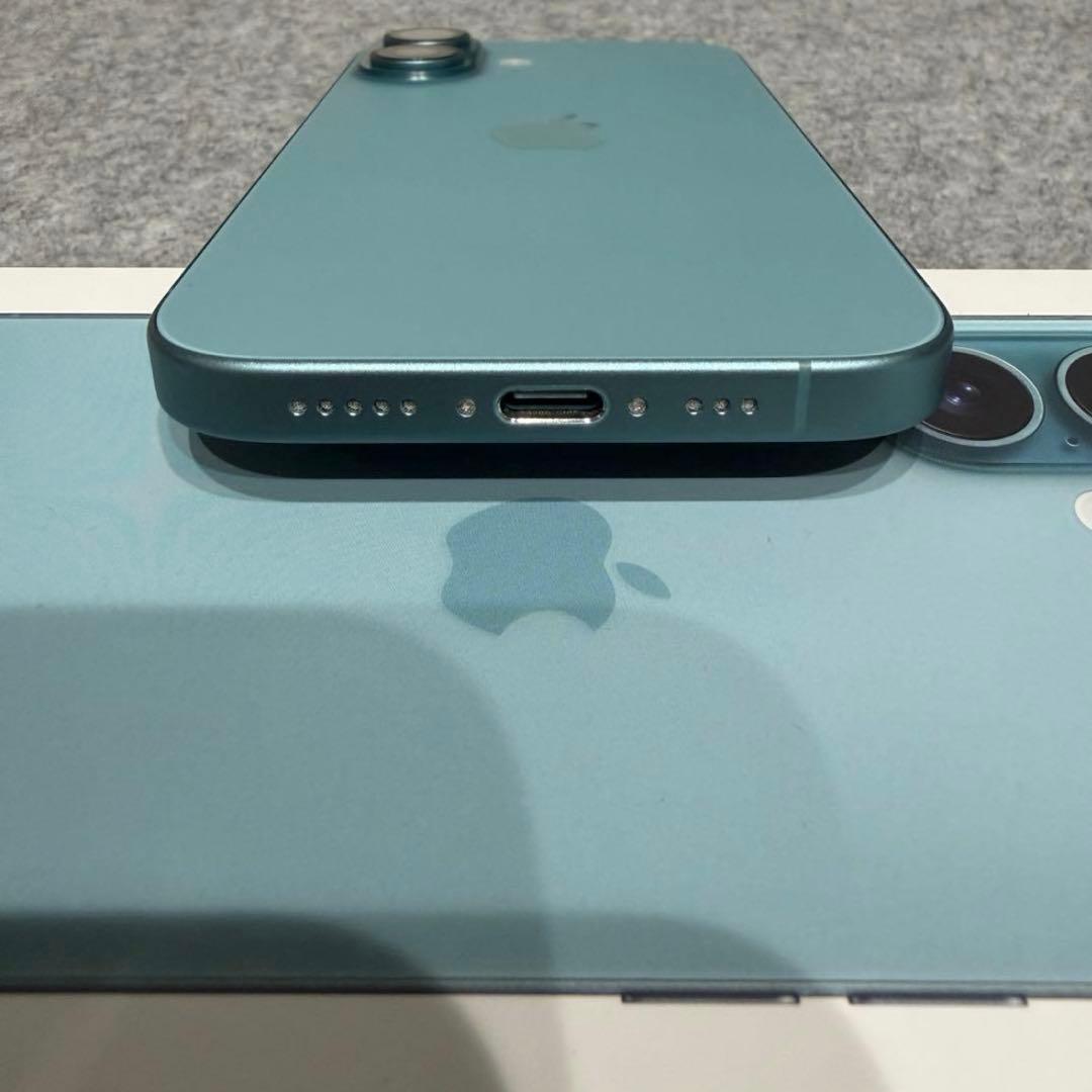 iPhone16 ティール本体 128G ( 美品 )