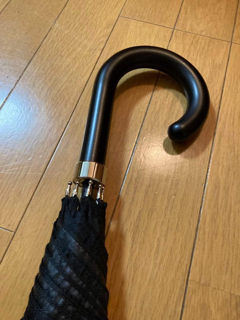 グッチ 傘 黒 GUCCI GG柄　総柄　モノグラム　長傘　アンブレラ　ブラック