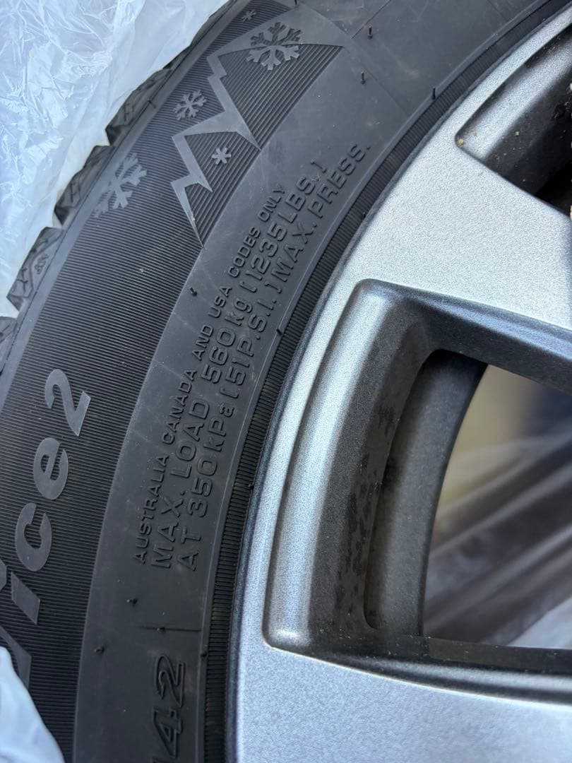 WINGUARD ice 2 スタッドレス タイヤ ホイール 185/65R15