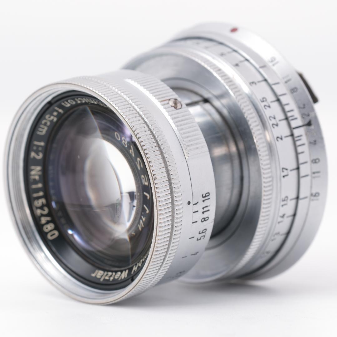Leica Summicron 5cm F2 沈胴式 Mマウント