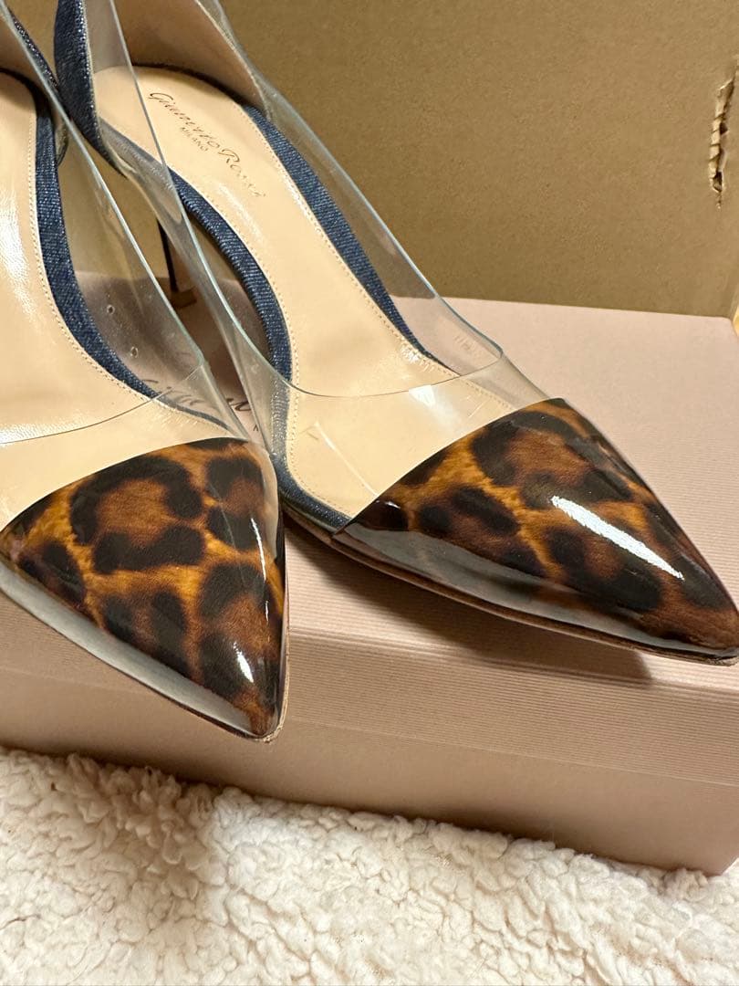 【値下】Gianvito Rossi レオパード柄 ハイヒール　39