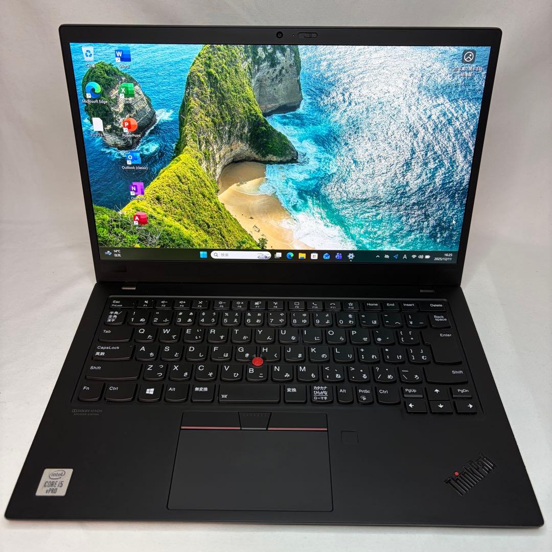 美品 X1 Carbon Gen8 10世代 i5 8GB 256GB オフィス
