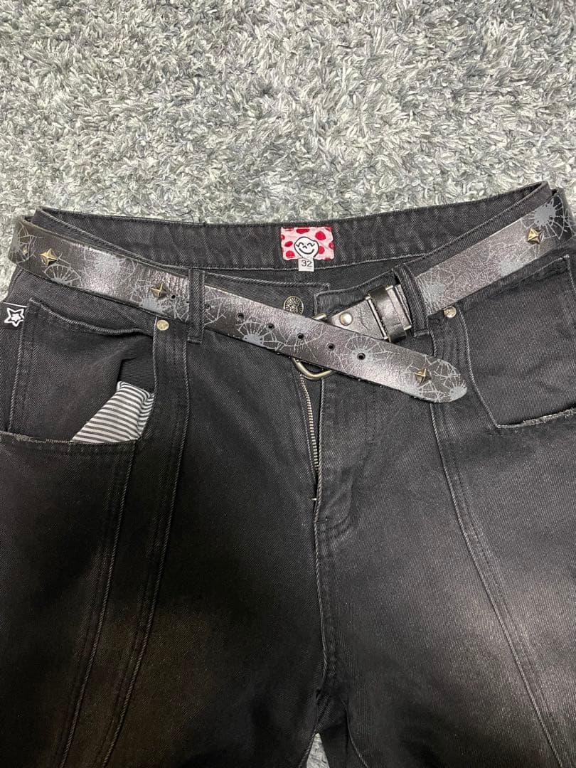 little willow スタッズベルト skate punkandyo