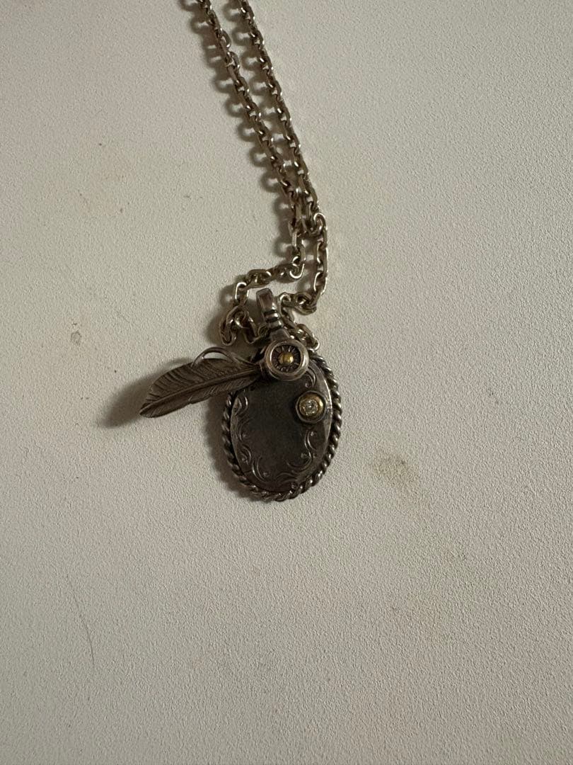 【特注】祐天寺あるじゃん　フックチェーン　フェザー