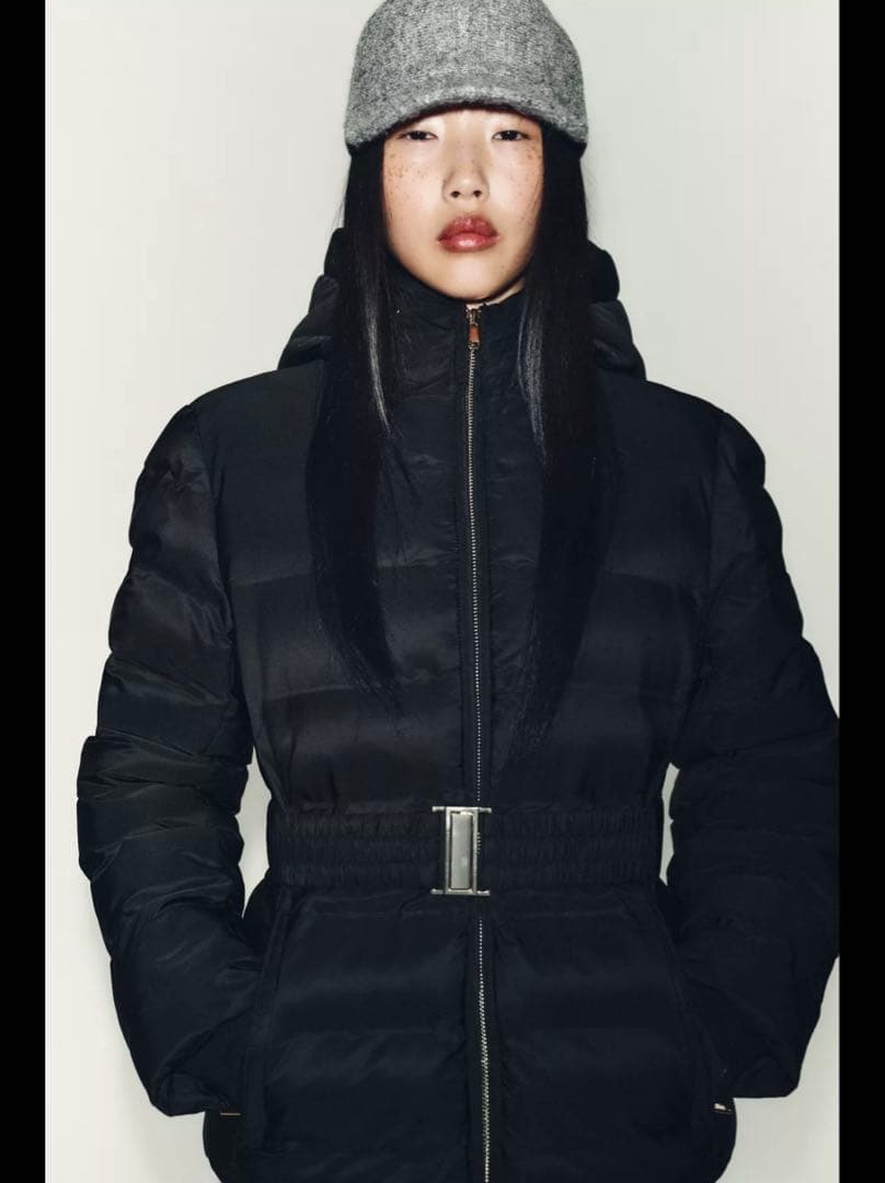 fffさん専用⭐︎ZARA ダウンジャケット 黒 スリムフィットショート　今期