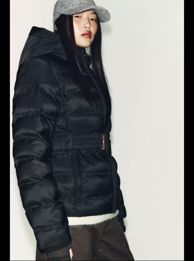 fffさん専用⭐︎ZARA ダウンジャケット 黒 スリムフィットショート　今期