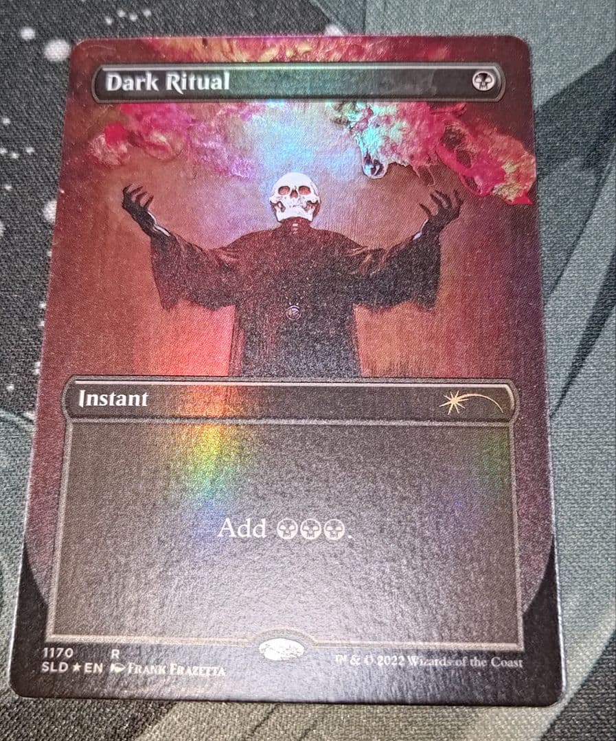 暗黒の儀式/Dark Ritual×4枚セット Foil ボーダーレス版