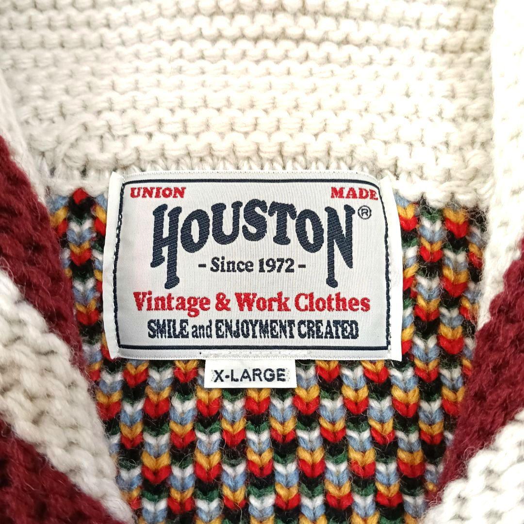 新品タグ付 HOUSTON カウチン ニット スカジャン スーベニア 22234