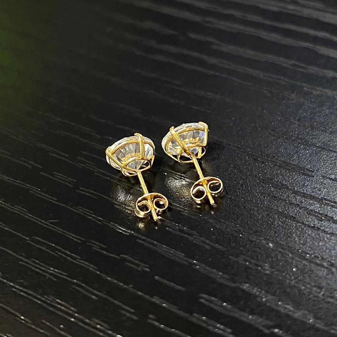 AVALANCHE アバランチ 14Kイエローゴールド スタッズピアス 7mm