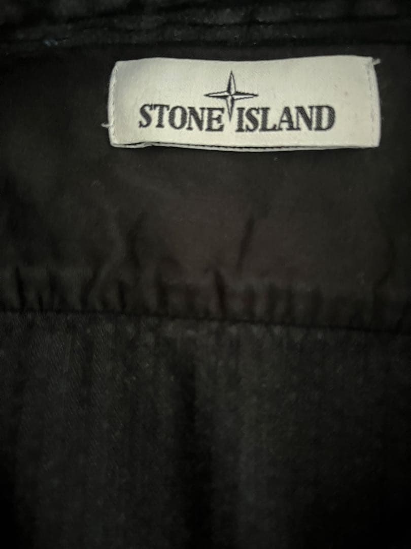 STONE  ブラックコーデュロイシャツ