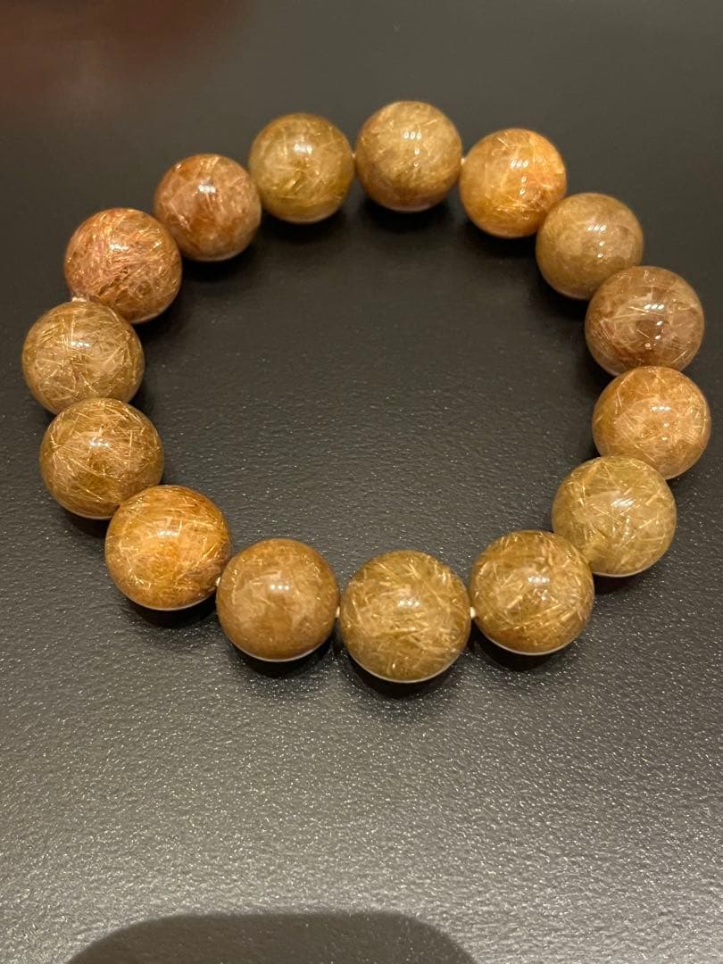 ルチルクォーツ 12mm 15玉