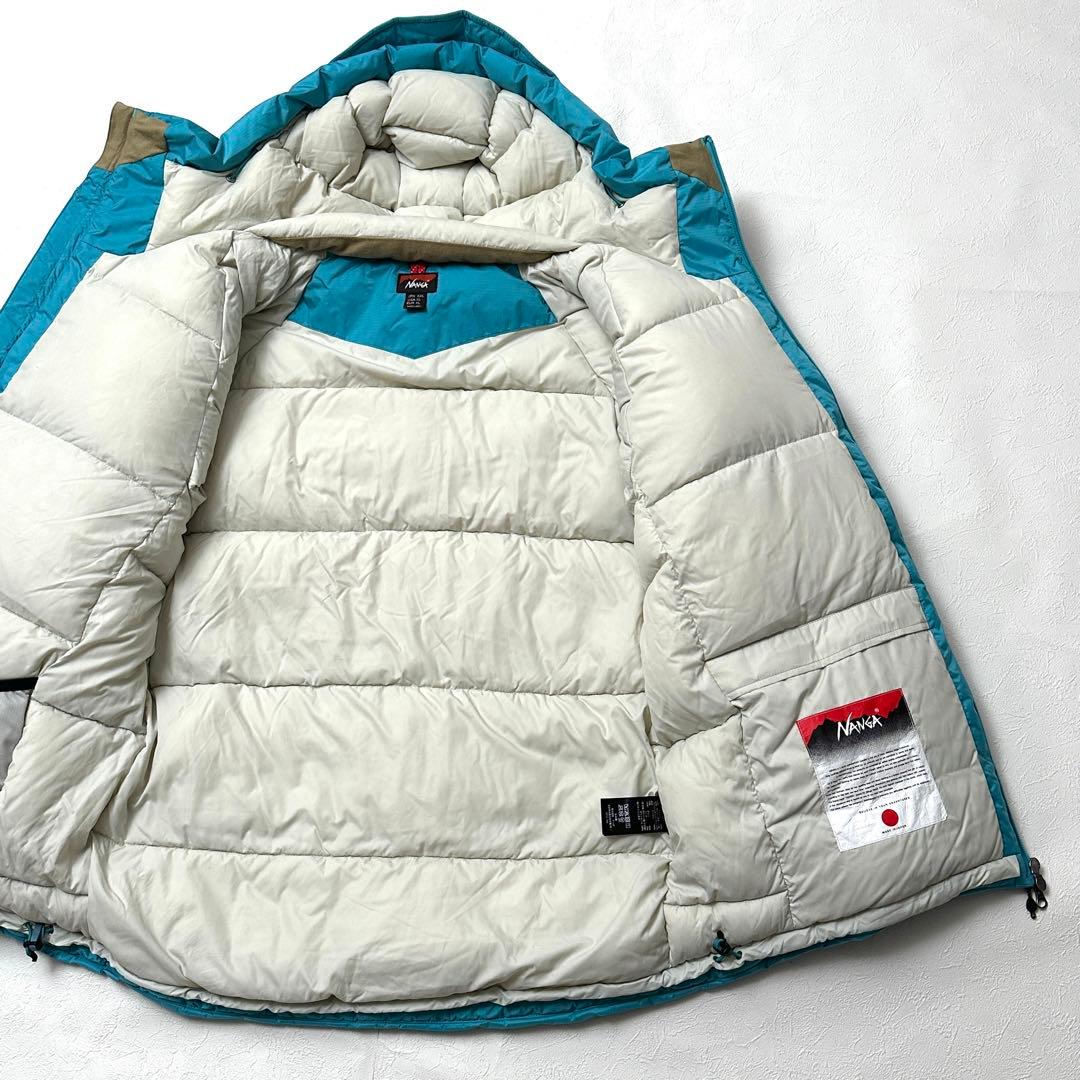 2025年製　NANGA オーロラテックス　ダウンジャケット　ターコイズ　XXL