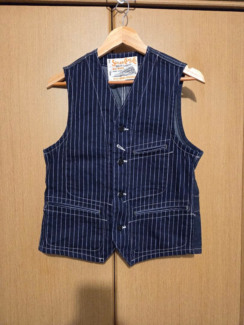 Sugar Cane Star Denim ベスト サイズ36