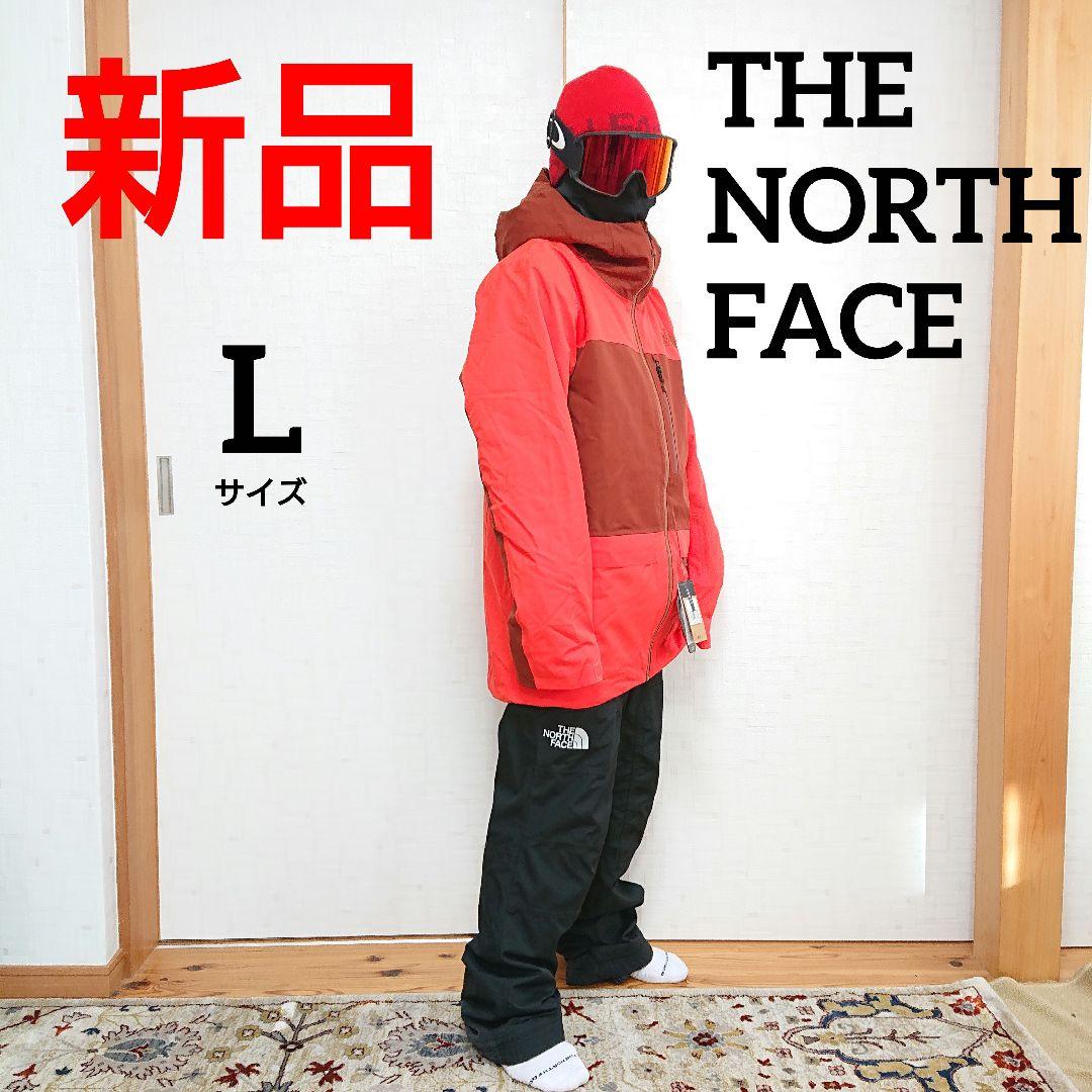 新品未使用THE NORTH FACEジャケット スキー、スノーボードウェアL赤