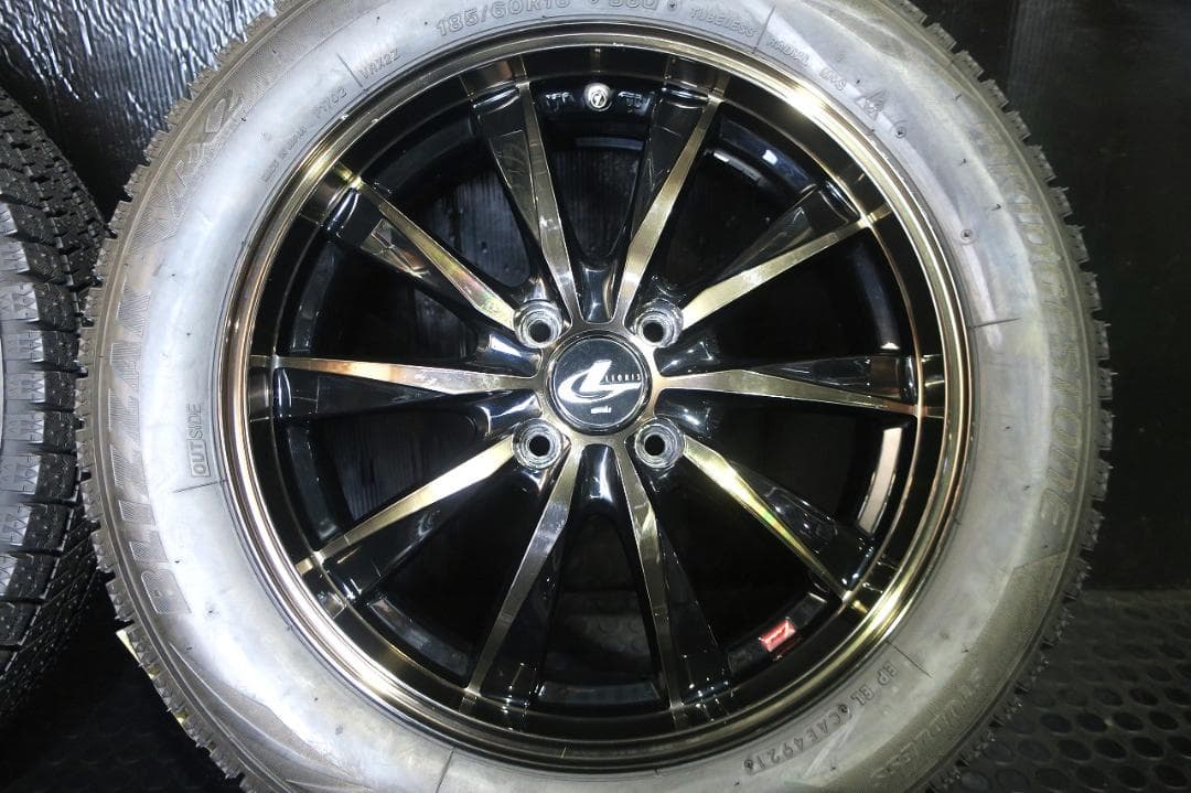 WEDS レオニス CX 新品スタッドレス BS 185/60R16 デミオ等