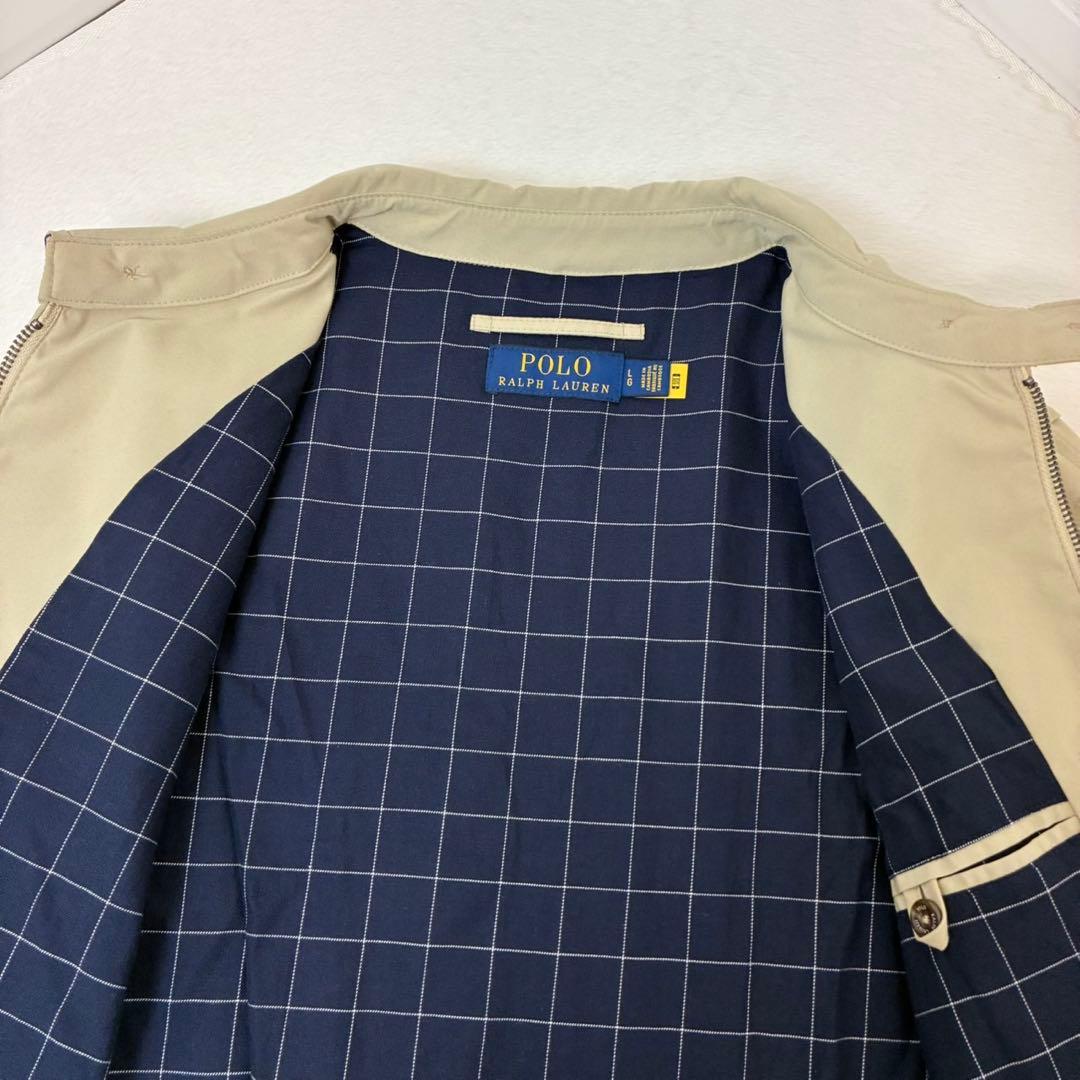 ポロラルフローレン　スウィングトップ　ベージュ　ポニー刺繍　Lサイズ　総裏地