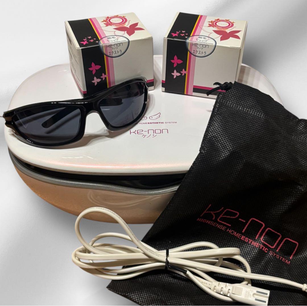 ケノン フラッシュ式脱毛器 美顔器パールホワイトver:7.2