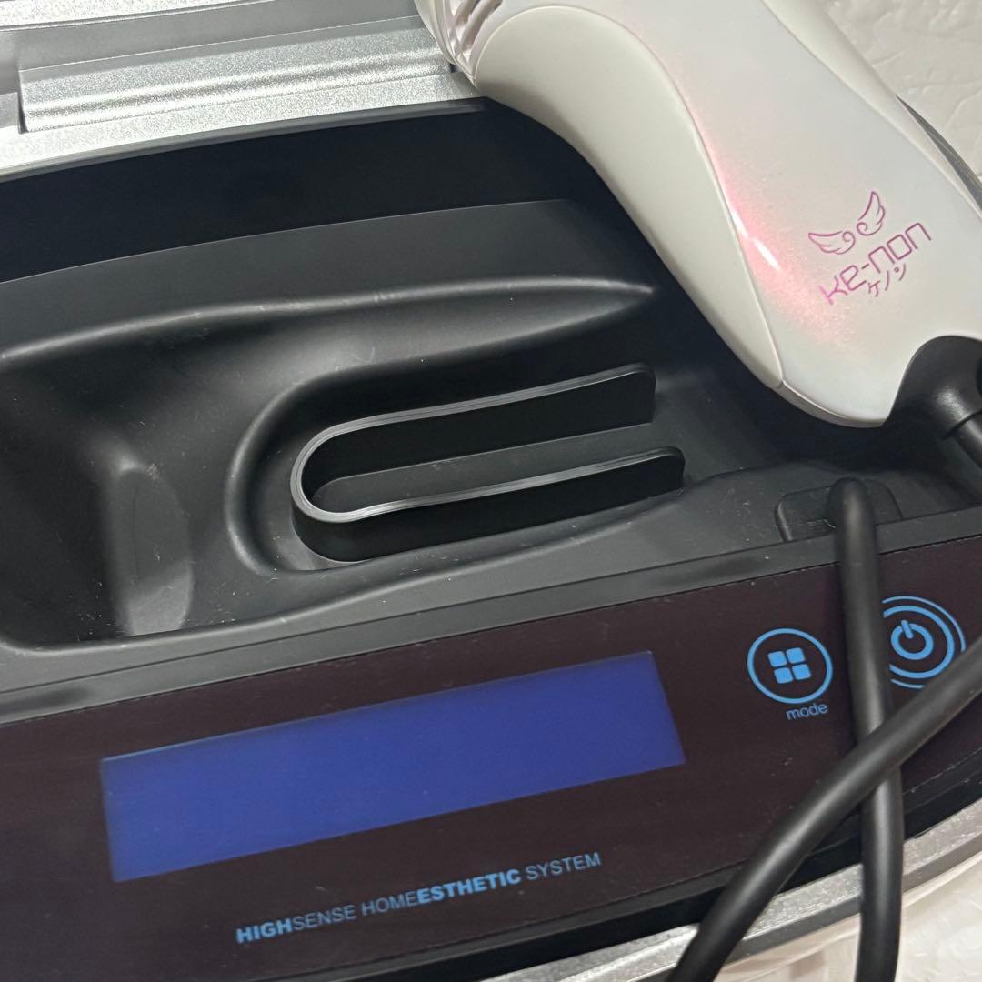 ケノン フラッシュ式脱毛器 美顔器パールホワイトver:7.2