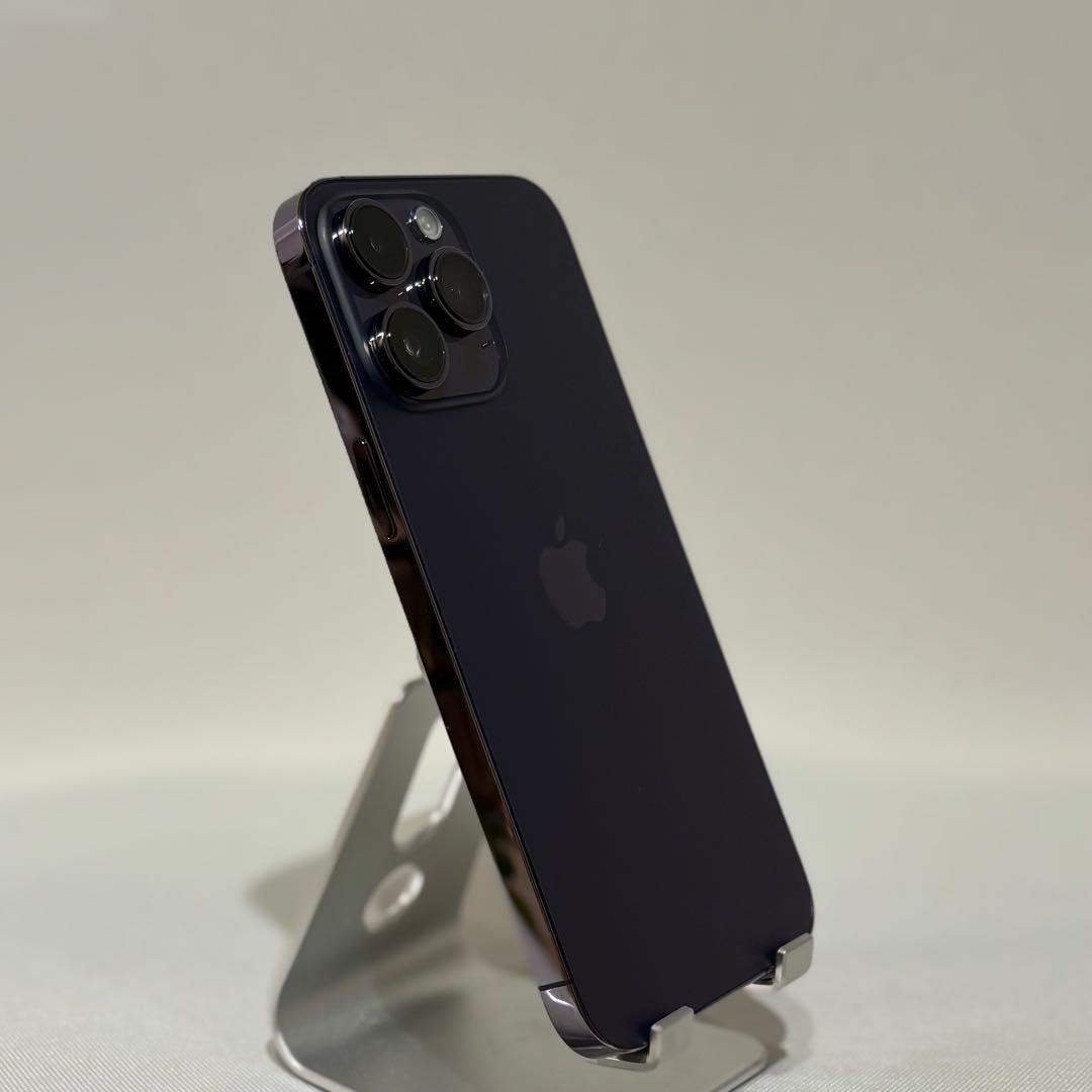 『極美品』iPhone 14 PRO MAX 128GB ディープパープル　本体
