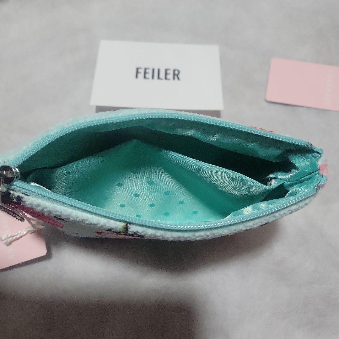 フェイラー ストロベリードット キー&カードポーチ 舟型 ポーチ S 2点セット