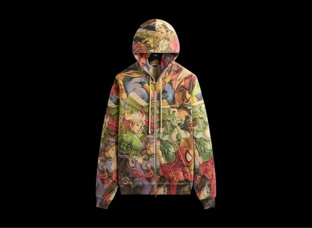 【新品】Kith×マーベル×カプコン フルジップパーカー XSサイズ