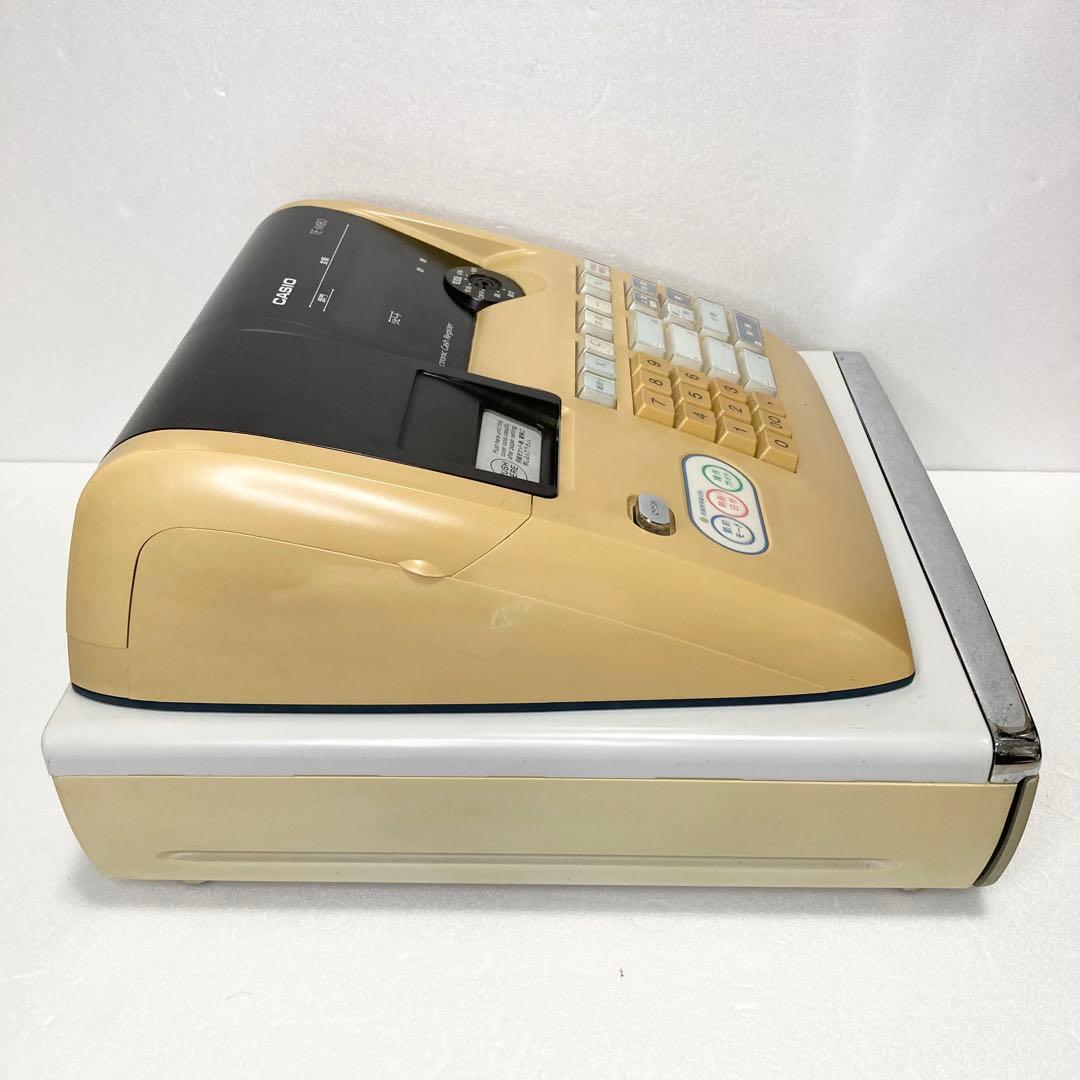 CASIO レジスター TE-M80 動作良好 ロール紙付 鍵付