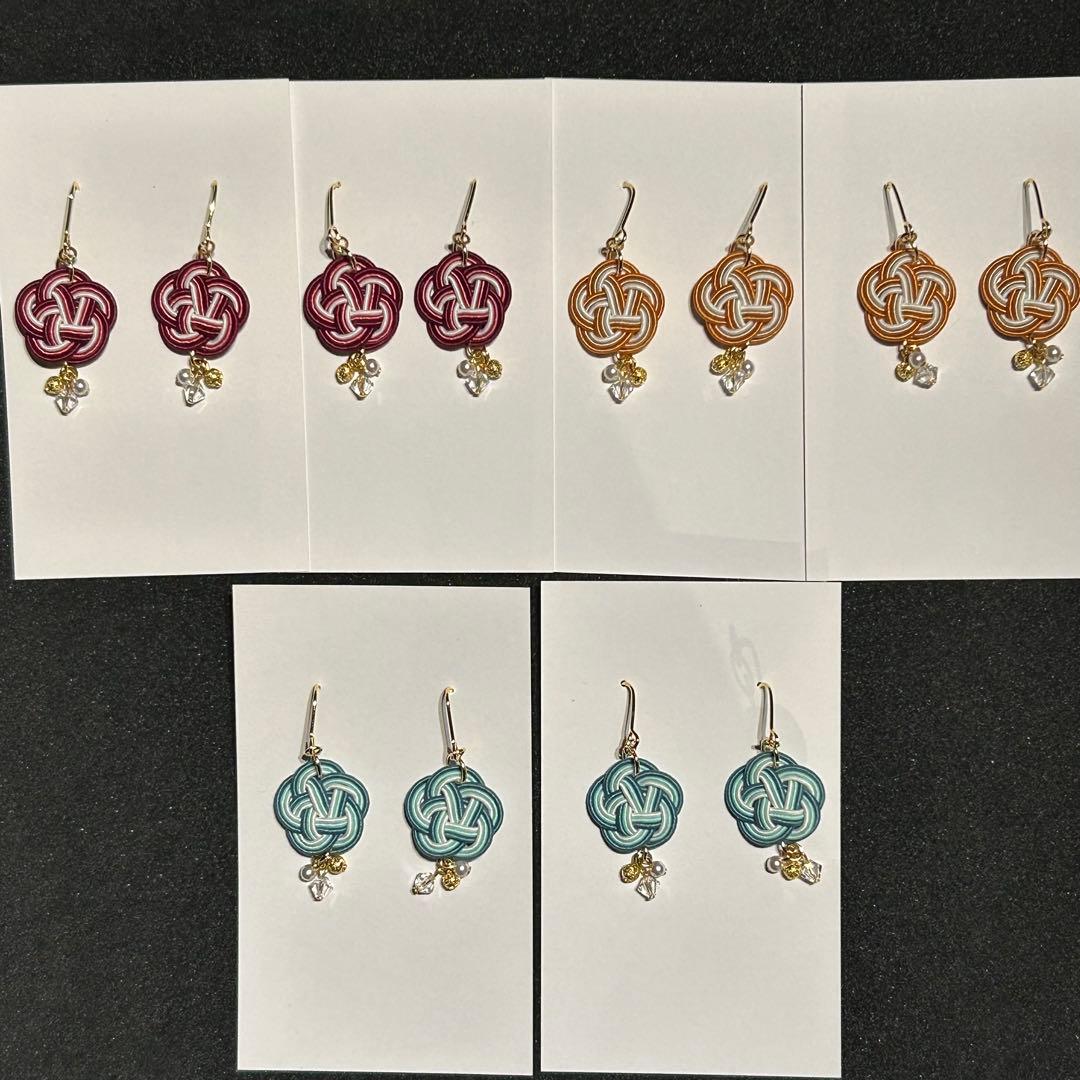 ゆあ★水引ピアス＆イヤリング 51点